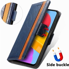 SZY Market Samsung Galaxy M13 4g Cüzdan Kılıfı, Kart Tutuculu Pu Deri Flip Kılıf Rfıd Engelleme Kickstand Telefon Kapağı (Yurt Dışından)