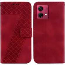 SZY Market Motorola Moto G84 5g Pu Deri Kart Yuvası Fonksiyonu Cüzdan Desen (Yurt Dışından)