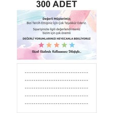 Grdall 300 Adet Çift Yön Teşekkür Kartı, Kargo Için Iyi Günlerde Kullanın Kartviziti, Kargo Için Kartvizit