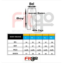 Fitgo Siyah Mevsimlik Kadın Eşofman Altı