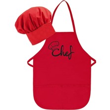 LIWOGY Çocuk Şef Önlük / Okul Etkinlik Önlük / Aşçı / Çocuk Mutfak Önlük / Desenli Önlük / Baskılı Önlük