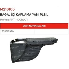 Ölmez Bagaj Içi Kaplama Yanı Pls Sol Doblo Iı