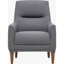 Enza Home Pavia Berjer, Kadife Dokulu - Gri