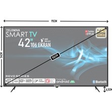 Telenova Revo 42" 106 Ekran Uydu Alıcılı Full HD Android Smart LED TV