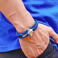 Qiuhong Shop Kırmızı Siyah Moda Okyanus Hayvan Manta Bilezik Erkek Kadın Çok Katmanlı Ayarlanabilir 4mm Milan Halat Braslet Survival Braclet Plaj Takı Hediye (Yurt Dışından)