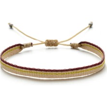 Qiuhong Shop QQSL048 Zmzy Yeni El Yapımı Halat Bilezik Boho Kolombiyalı Wayuu Bilezik Şanslı Tibet Dize Bilezik ve Bilezikler Kadın Erkek Etnik Hediye Için (Yurt Dışından)
