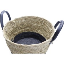 T. Concept Dekoratif Dayanıklı Rattan Hasır Sepet Küçük Boy