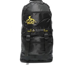Asker Vadisi Askervadisi Adventure Dağcı Siyah Renk Körüklü Sırt Çantası 55 Lt.+5 Lt.