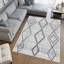 Eliana Home Dijital Baskı Yıkanabilir Kaymaz Taban Salon Halısı ve Yolluk   LNA0695