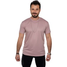Maxi-Dry Aşırı Terleme Önleyici Bisiklet Yaka T-Shirt, Ter Sızdırmaz, Çift Katmanlı