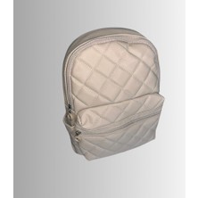 Tuğba Kadın Vizon Peluş The Tote Bag Krem Yazılı Çanta
