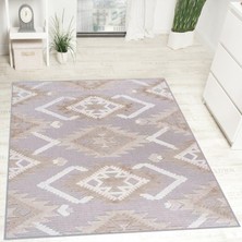 Rovigo Home Dijital Baskı Yıkanabilir Kaymaz Taban Salon Halısı ve Yolluk   RVG0728