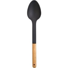 Microlife 6 Lı Ahşap Saplı Isıya Dayanıklı Çizmez Set Tahta Kaşık,kepçe,spatula,kevgir