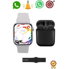 Gomarkt Watch 9 Serisi T900 Pro Max Akıllı Saat ve I12 Bluetooth Kulaklık Hediyeli