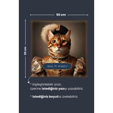 Pi Papers Bengal Kedisi Posteri, Yapışkansız Tutunan Akıllı Kağıt, Premium Baskı Poster (Yapay Zeka Tasarım)