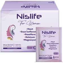 Arnis Pharma Nislife Hayıt Tohumu, Soya Izoflavonları ve Passiflora İçeren Takviye Edici Gıda 30 Saşe