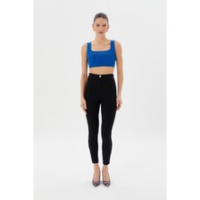 Örme Kadın Crop Bluz