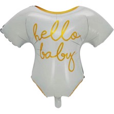 Kidspartim Hello Baby Elbise Folyo Balon 62X61 cm