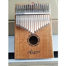 Aiersi Kaliteli Koa Ağacı Kalimba 17 Tuşlu Tam Set (Çanta, Akort Çekici, Parmak Penası, Kitap, Sticker, Bez)