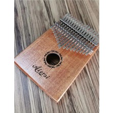 Aiersi Kaliteli Koa Ağacı Kalimba 17 Tuşlu Tam Set (Çanta, Akort Çekici, Parmak Penası, Kitap, Sticker, Bez)