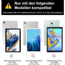 Fogy Samsung Galaxy Tab A8 10.5" 2022 SM-X200 Için Çıkarılabilir Bluetooth Klavyeli Klavye Kılıfı