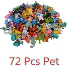 Zljnx 72 Style Pokemon Figure Toys Anime Pikachu Action Figure Model Ornamental Decoration Collect Toys For Children's Christmas Gift Random (Yurt Dışından)