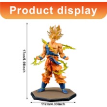 Zljnx Anime Figure Statue 17*10CM Cake Decoration Figures Anime Figurine Model Figure For Kids Birthday Party Decoration (Yurt Dışından)