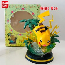 Zljnx Sıcak Pokemon Anime Figürü Bikachu Charizard Squirtle Bulbasaur Vulpix Sahneleri Sürüm Heykelcik Oyuncaklar Pvc Modeli Koleksiyonu Bebekler (Yurt Dışından)