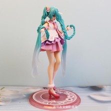 Zljnx 20CM Project Dıva Arcade Pink Cherry Hatsune Miku Figure Anime Girl Figurine Model Decoration Dolls (Yurt Dışından)