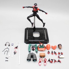 Zljnx In Stock Marvel Legends Sentinel Spiderman Action Figure Spider-Verse Miles Sv Shf Morales Peni Parker Anime Figures Statue Toys (Yurt Dışından)