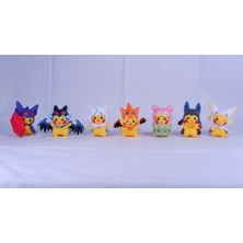 Zljnx 7pcs/set Pokemon Pikachu As Charizard Slowbro Lucario Slowbro Figure Toys 7cm (Yurt Dışından)