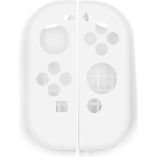 Zljnx Nintendo Switch Joy Con Için Joystick Kapatma Başlığı Yumuşak Silikon Koruyucu Kılıf (Yurt Dışından)