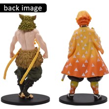 Zljnx Simyron Anime Figure Inosuke Action Figure Cool Anime Statue Cartoon Pvc Anime Figures Q Version Collectibles Model Ornaments 2 Pieces (Yurt Dışından)