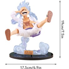 Zljnx Luffy Figure One Piece Anime Pvc Character Figure Model Anime Statue Gift Toy For Desktop Decorative For Kids Adults Anime Fans 19CM (Yurt Dışından)