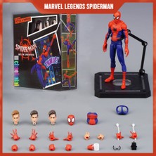 Zljnx New ml Legends Spiderman Figure Spider-Man Into The Spider-Verse Sv Peter B. Parker Sentinel Miles Action Figures Model Toys (Yurt Dışından)