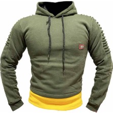 Markasepeti Şardonlu Kompakt Dar Kalıp Erkek Penye Sweatshirt Slim Fit