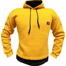 Markasepeti Şardonlu Kompakt Dar Kalıp Erkek Penye Sweatshirt Slim Fit