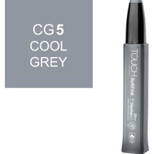 Shinhan Art Touch Twin Marker Refill Alcohol Ink Alkol Bazlı Mürekkep 20 Ml. Cg5 Cool Grey 5