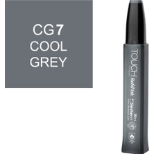 Shinhan Art Touch Twin Marker Refill Alcohol Ink Alkol Bazlı Mürekkep 20 Ml. Cg7 Cool Grey 7