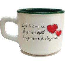 Mor Mürekkep Öyle Biri Var Ki Baskılı Yeşil Venüs Kupa