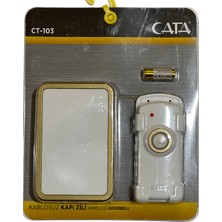 Cata CT-103 Kablosuz Kapı Zili (Sarı Kenarlı)