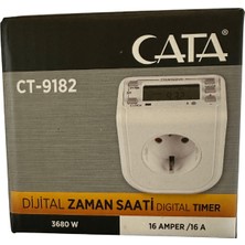 Cata CT-9182 3680W 16 Amper Dijital Zaman Saati