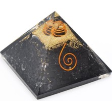 Murty99 Hakiki Doğal Şungit Taşı Orgonit Piramit