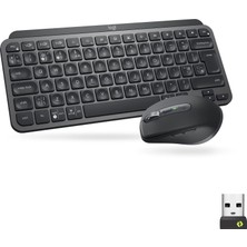 Logitech Mx Keys Mini Combo Bolt Alıcılı Aydınlatmalı Kablosuz Ingilizce Klavye ve Mx Anywhere 3 Mouse Seti