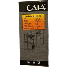 Cata CT-9185 1200W 360 Derece Radar Sensör