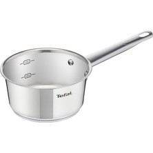 Tefal Simpleo B815S4 Tencere ve Tava Seti, 4 Parça, Paslanmaz Çelik/siyah, 49.1 x 35.3 x 13.3 cm