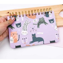 Syn İletişim Kawai Kore Kırtasiye Kedi Pati Haftalık Günlük Hatırlatıcı Planlayıcı Defter Weekly Planner 52 Sayfa 18*12 cm Ölçüler