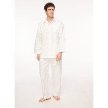 The Don Beyaz Erkek Pijama Takımı TDNPJM001102