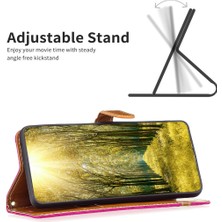 Seashell Digital Samsung Galaxy A54 Için 5g Kot Kot Doku Pu Deri Deri Renk Ekleme Cüzdanı Stand Koruyucu Vaka Ros Telefon Kılıfı (Yurt Dışından)