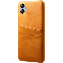 Seashell Digital Samsung Galaxy A04E Için 4G/M04 4G/F04 4g Akıllı Çift Kart Yuvaları Pc+Pu Deri Telefon Vaka-Orange Telefon Kılıfı (Yurt Dışından)